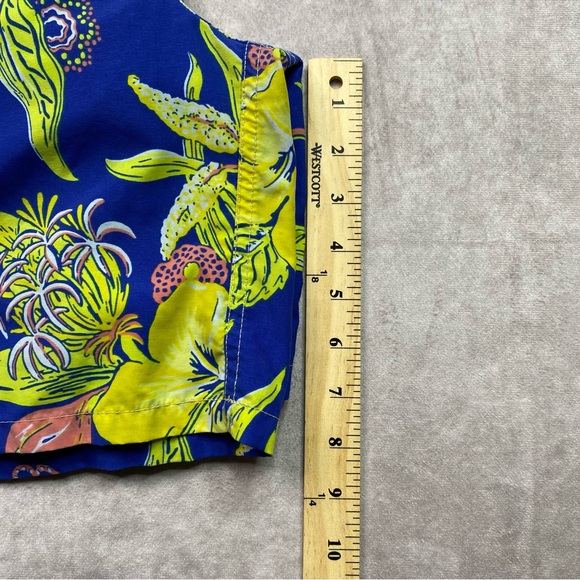 Polo Ralph Lauren Swim Trunks Men's XL Tall Blue Floral Lined Pockets Drawstring - Picture 6 of 16